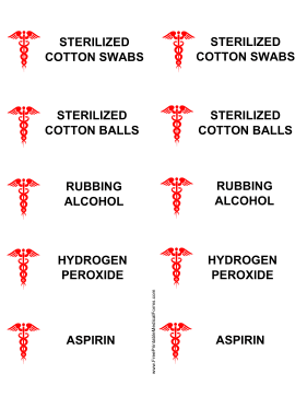 Doctor Office Labels Medical Form