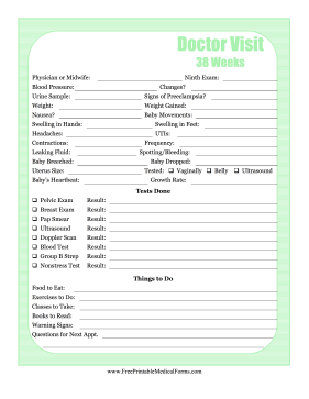 Printable Pregnancy Journal 9