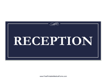 Reception Sign Medical Form