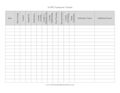 ADHD Symptom Tracker