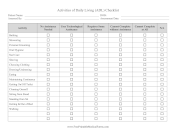 ADL Checklist