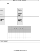 Daily Mood Diary and Chart