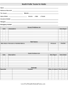 Health Profile Tracker for Adults