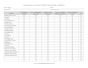 IADL Checklist