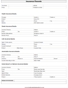 Insurance Record