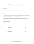 Optometry Tonometry Consent Form