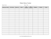 Patient Status Tracker