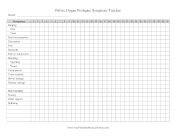 Pelvic Organ Prolapse Symptom Tracker