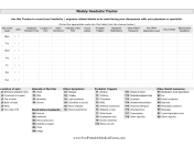 Weekly Headache Tracker